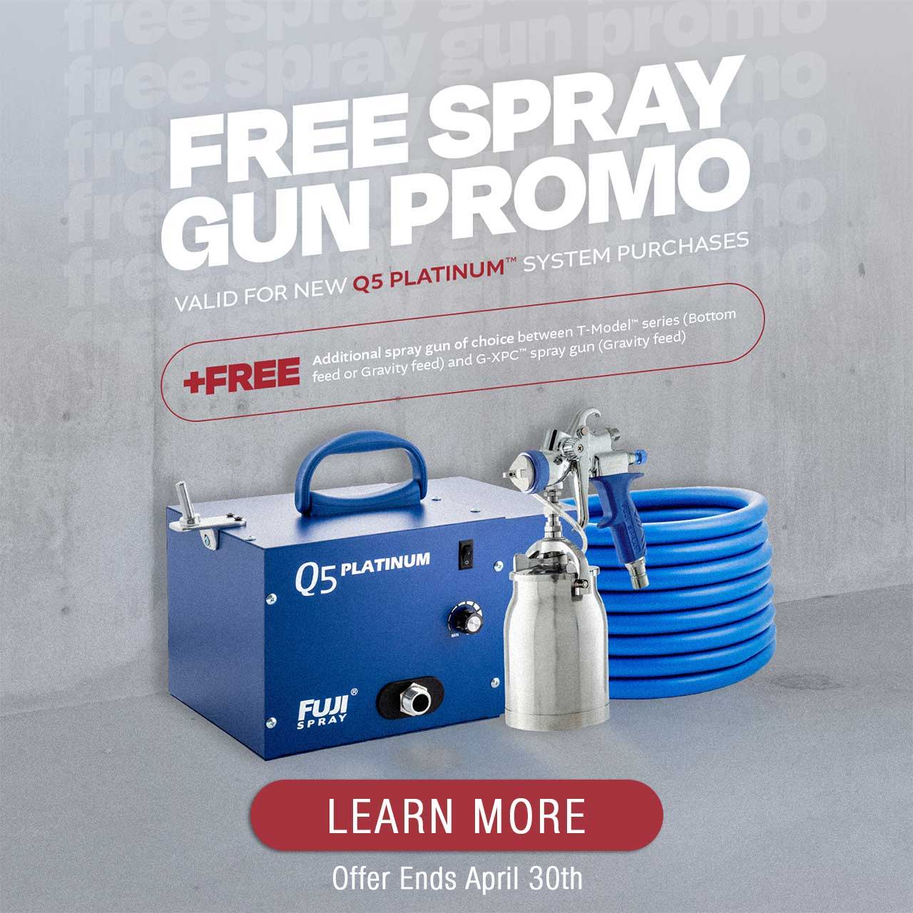 Fuji Spray Free Spray Gun Promo