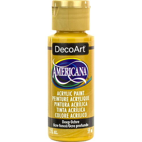 Deep Ochre American Acrylic DA382-3 2 ounce bottle