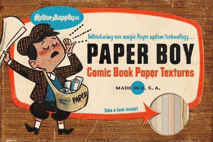Paper Boy Comic Book Paper Textures