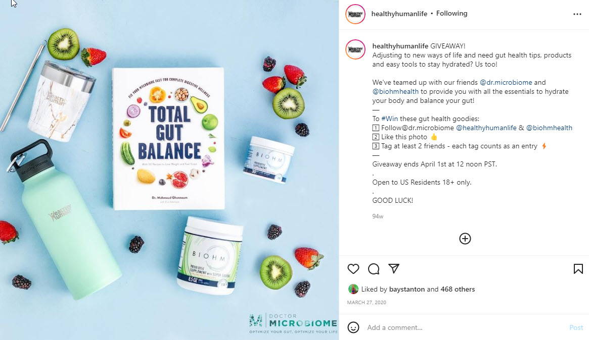 Past collaborations with Total Gut Balance