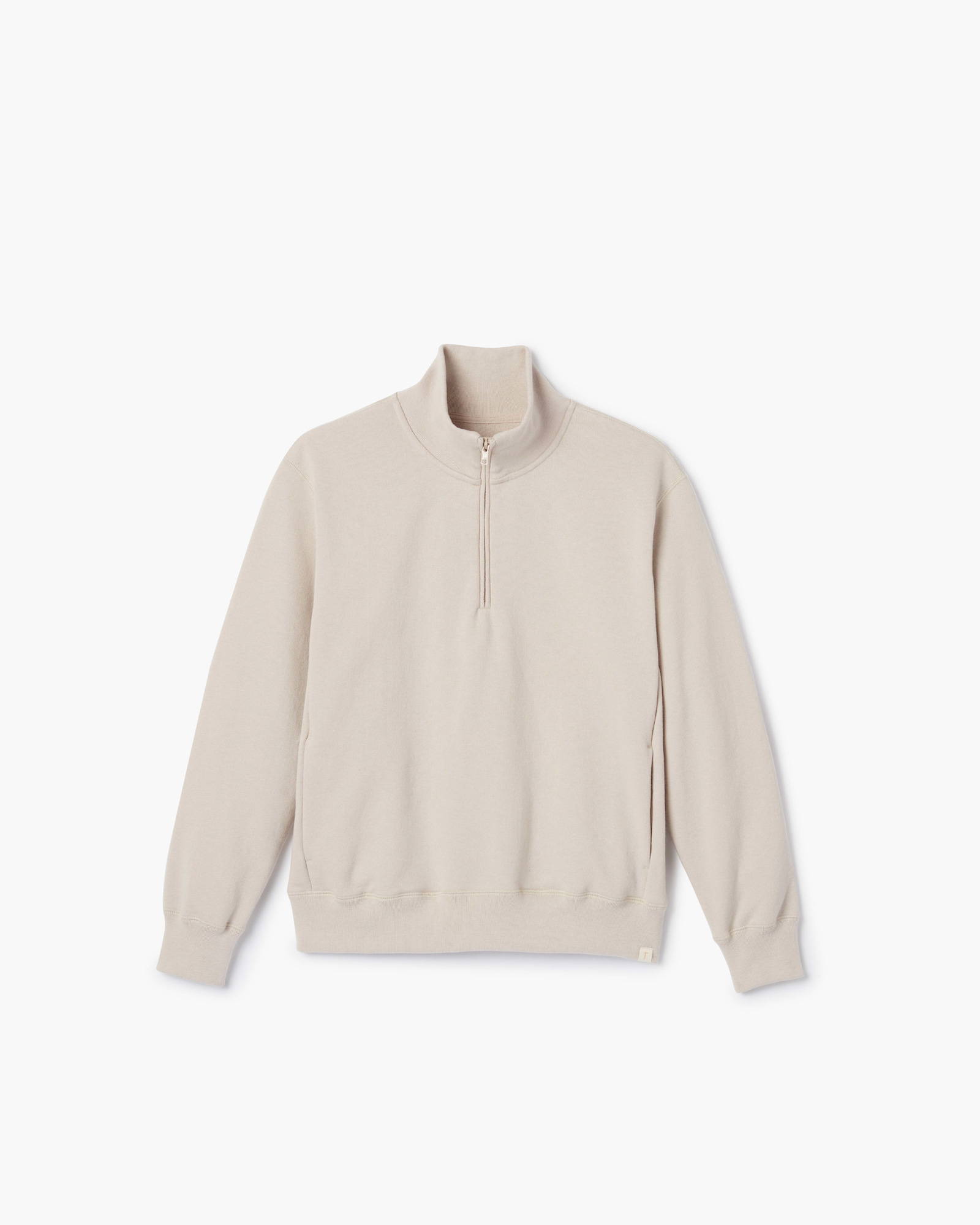 half zip sweater - product page