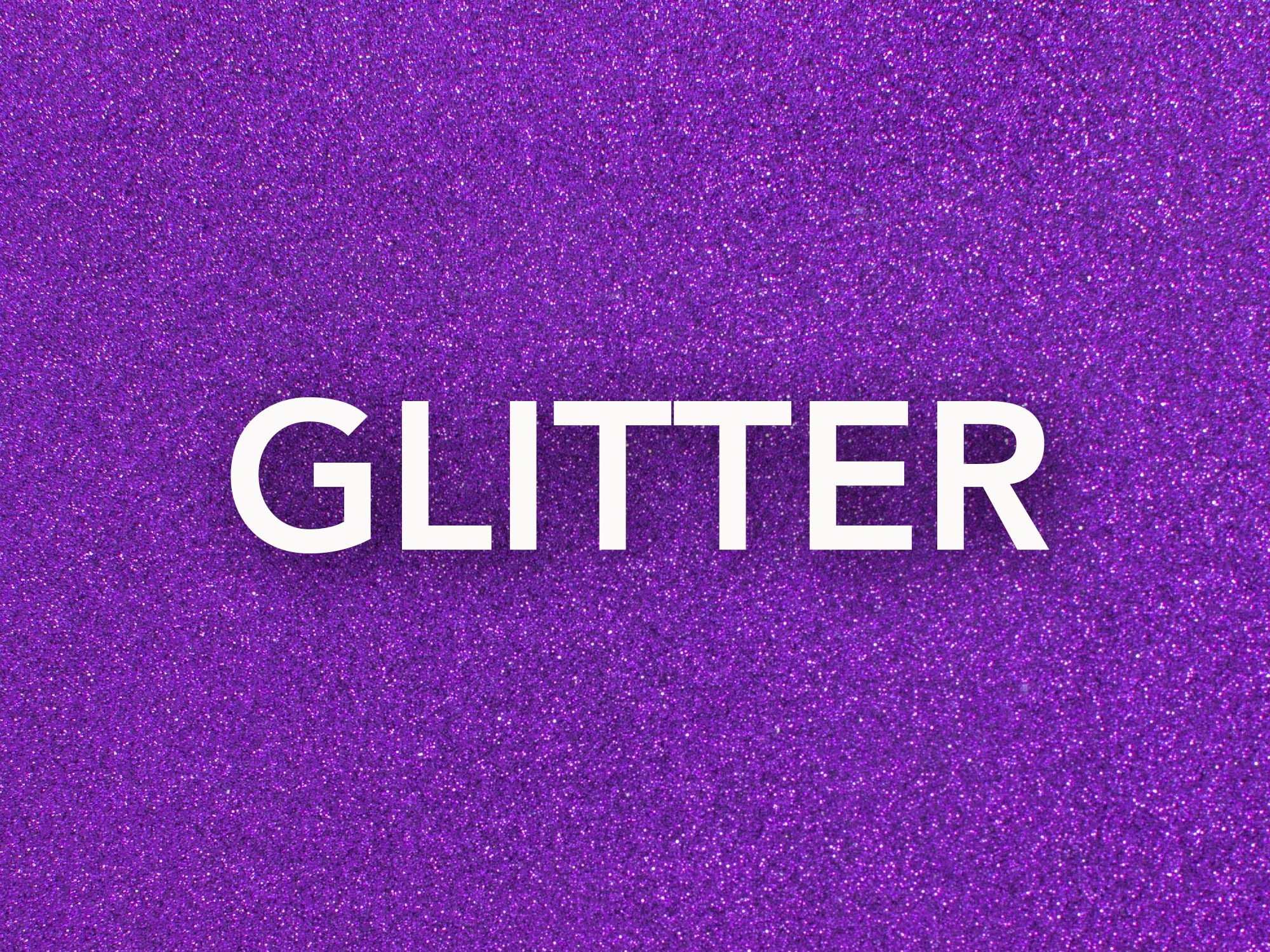 Glitter HTV swatch showing chunky, all-over sparkle