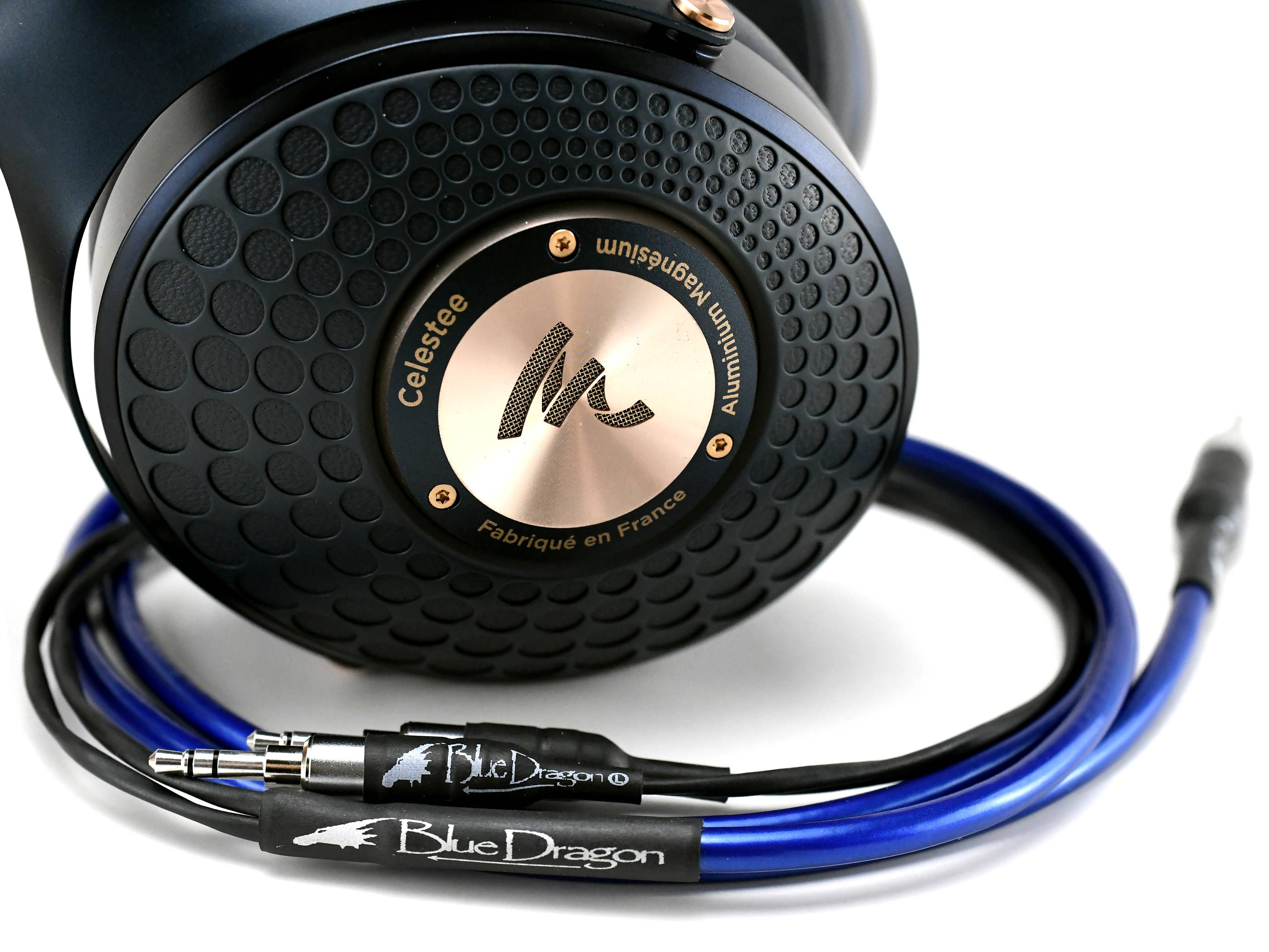 Focal Celestee with Moon Audio Blue Dragon Cable