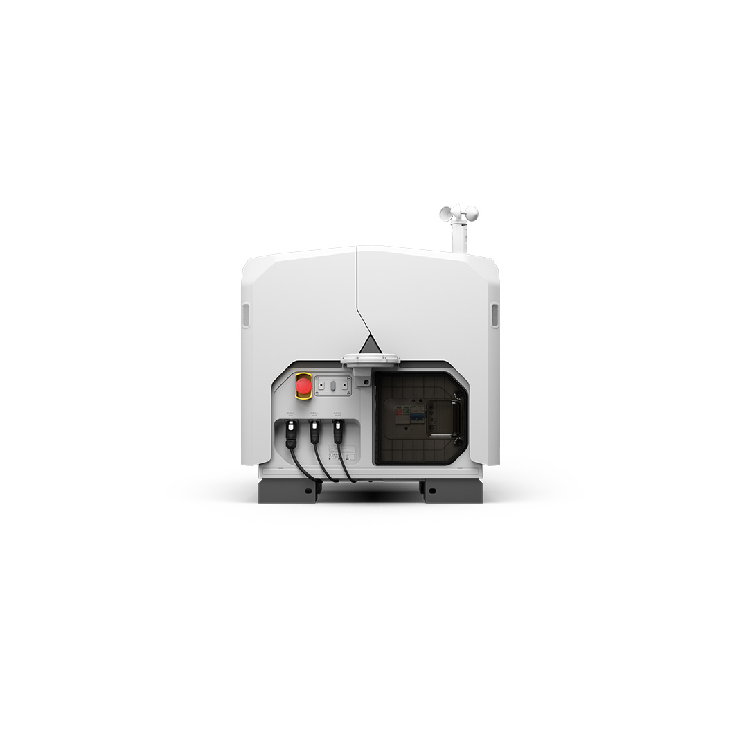 DJI Dock 3 side view against a white background