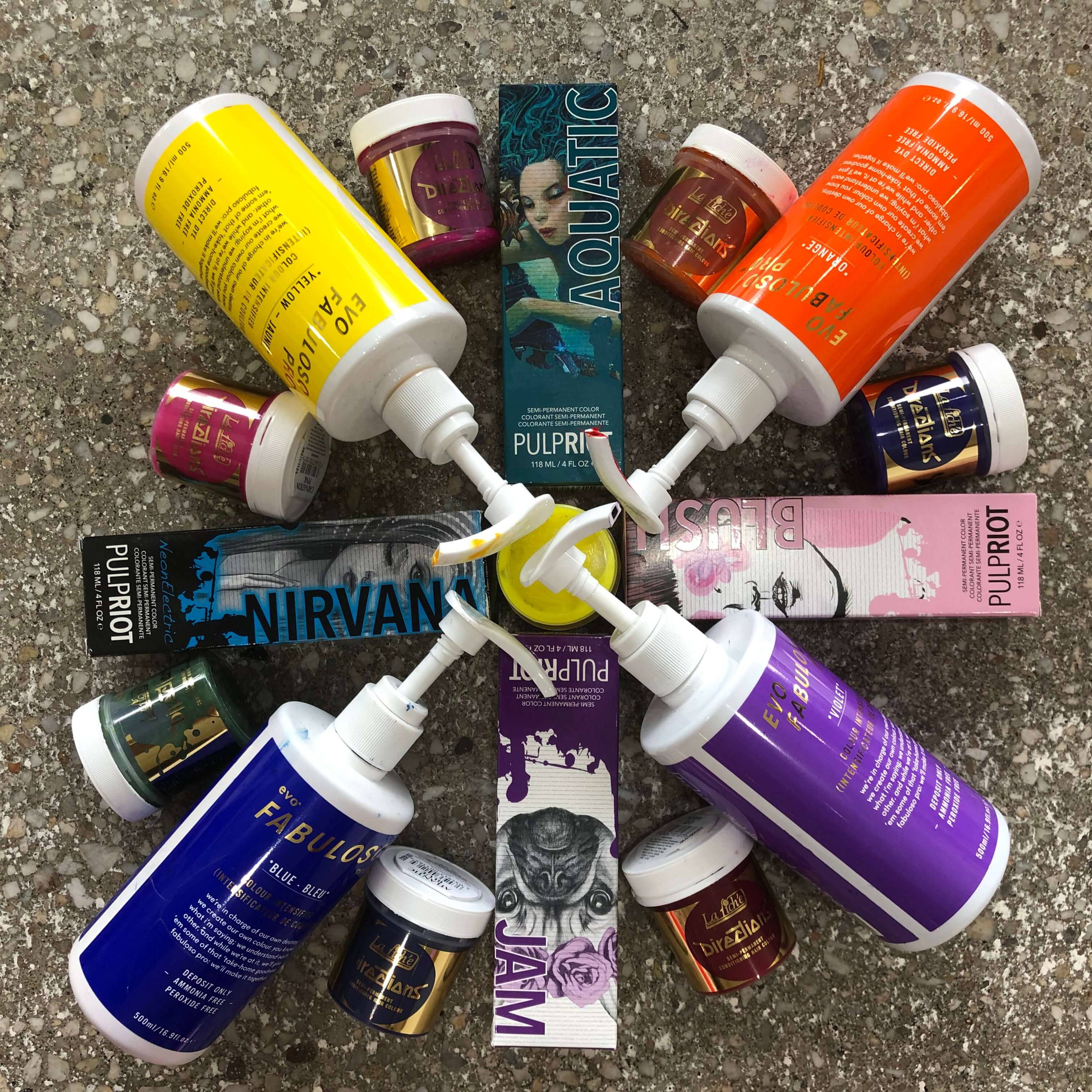 pulp riot hair colour packaging