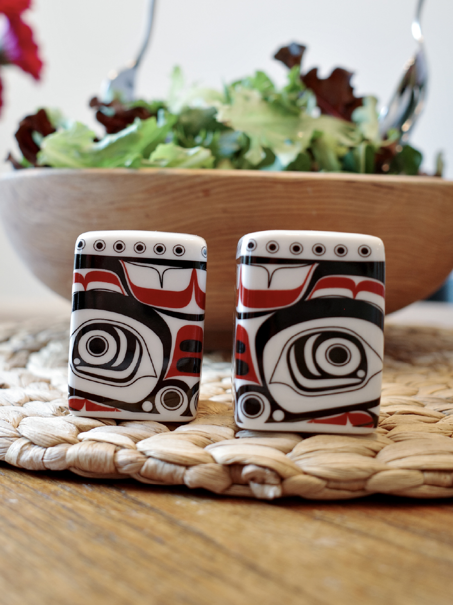 Salt and Pepper Shaker Sets featuring Indigenous artwork