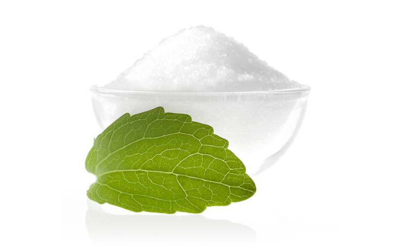 Natürlicher Zuckerersatz aus Stevia-Blättern