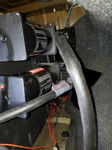 Dual VIAIR air compressors vertical mount braided hoses wiring Michael's 2012 Mazda 6 Conductor's Special 244K Spare Tire Delete HornBlasters gallery photo 2