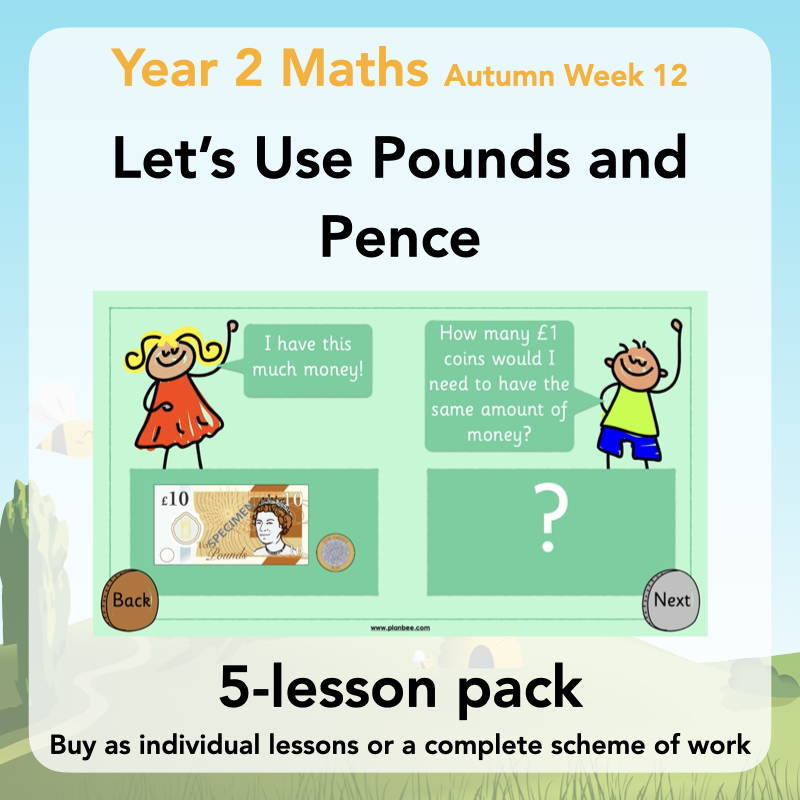 Year 2 Maths Curriculum - Let's use pounds and pence