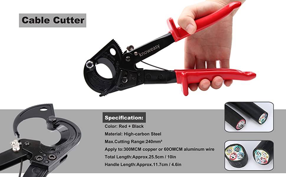 cable cutter specification