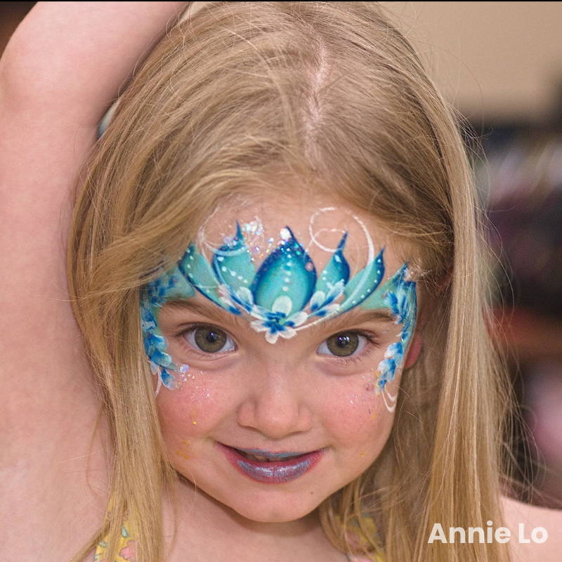 floral butterfly mask face paint easy