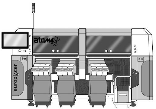 Pick and place machine for LED strip light manufacturing