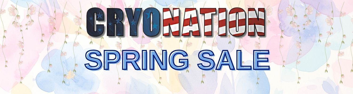 Cryo Nation spring sale with up to 50% is here! Don't miss out