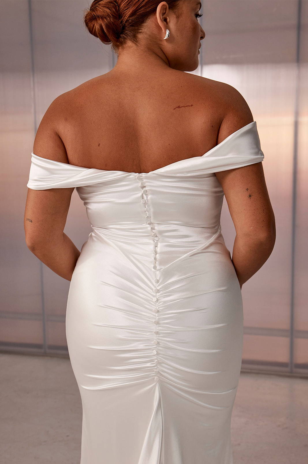 Back detailing of Cupid gown