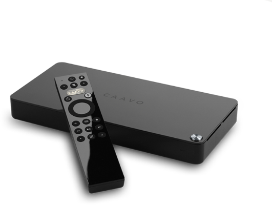 Caavo Control Center and remote