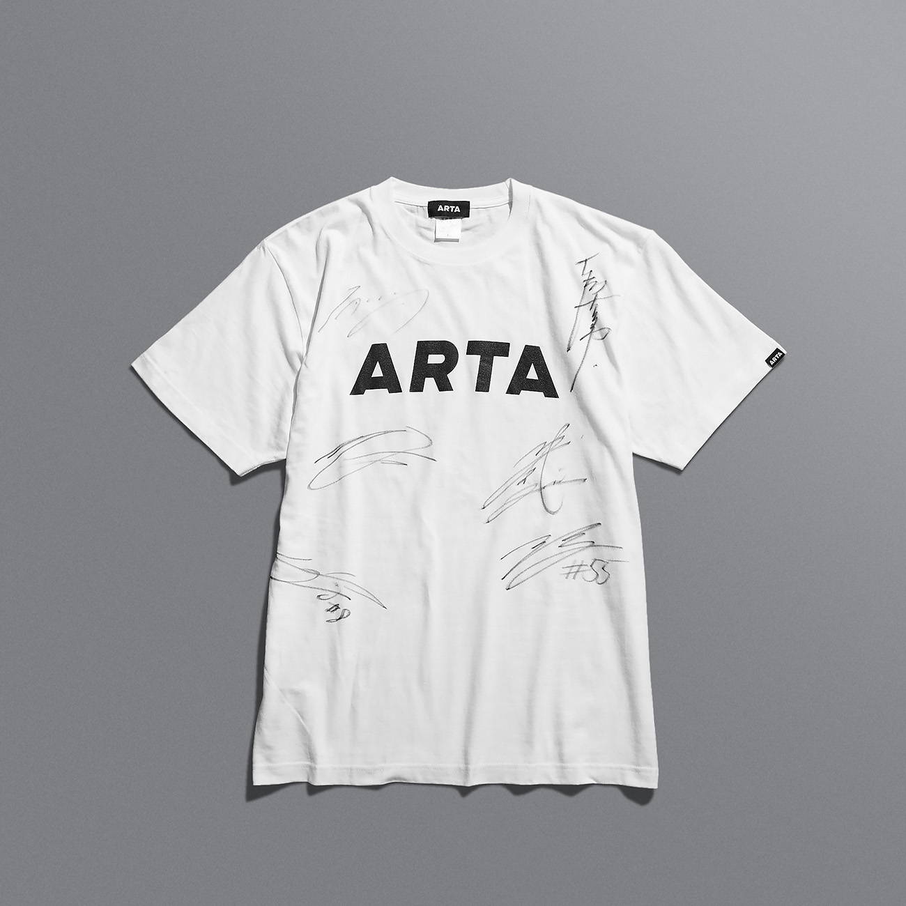 完売いたしました】ARTAチームメンバーサイン入りロゴTシャツ数量限定販売