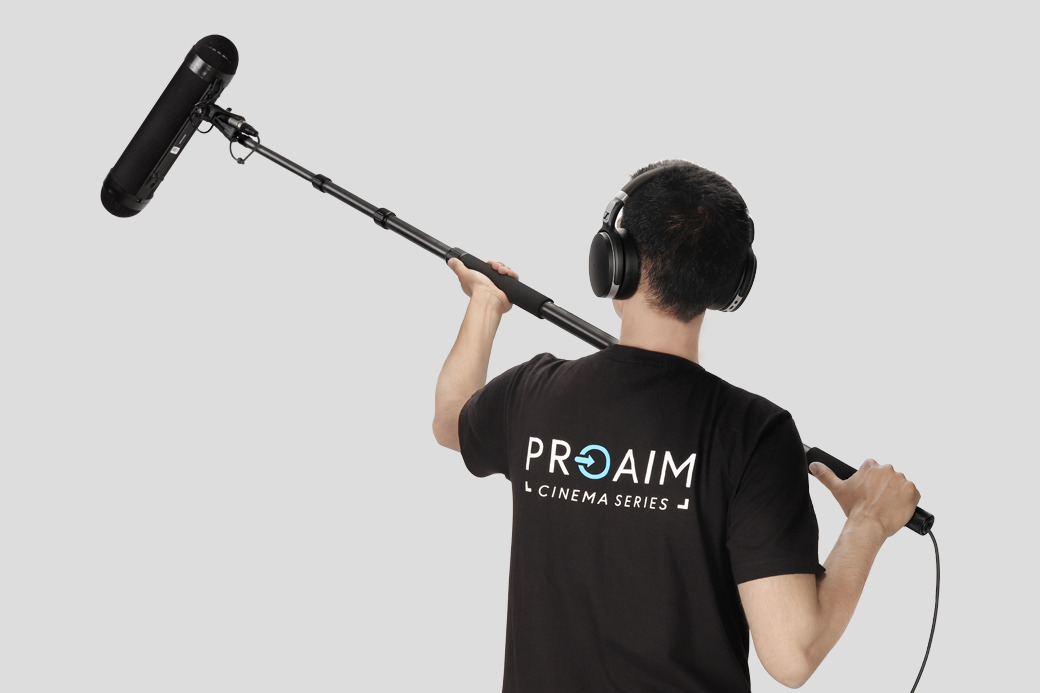 Proaim 12ft Carbon Fibre Boom Pole for Microphones / Audio Recording