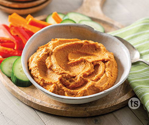 roasted red pepper hummus