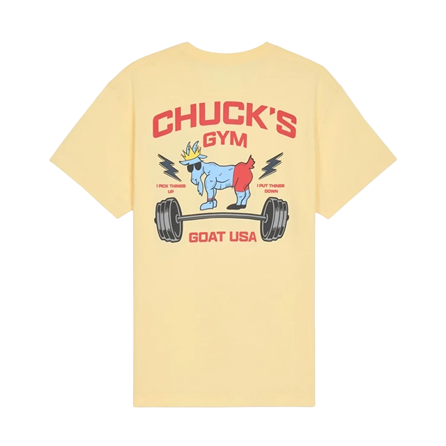 Yellow t-shirt with 