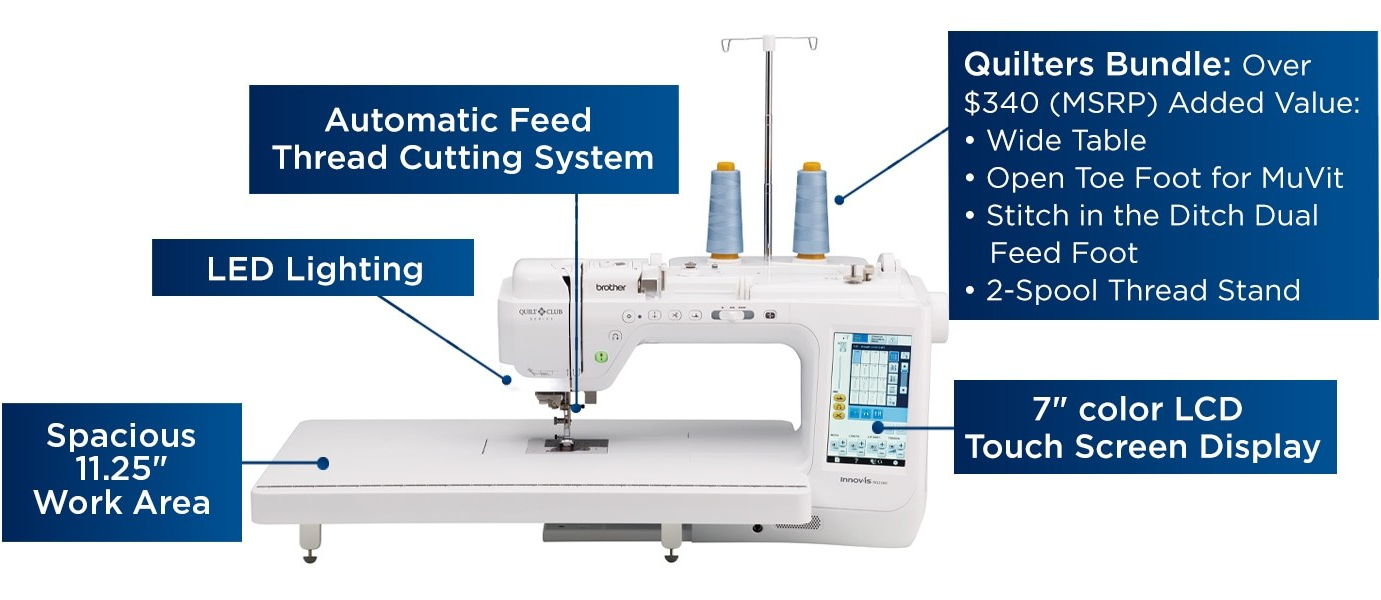 Brother BQ2500 Sewing and Quilting Machine Features
