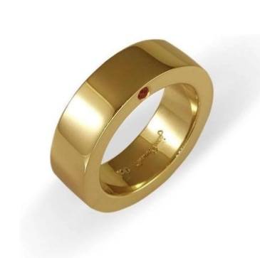 18ct gold and ruby ring jens hansen 
