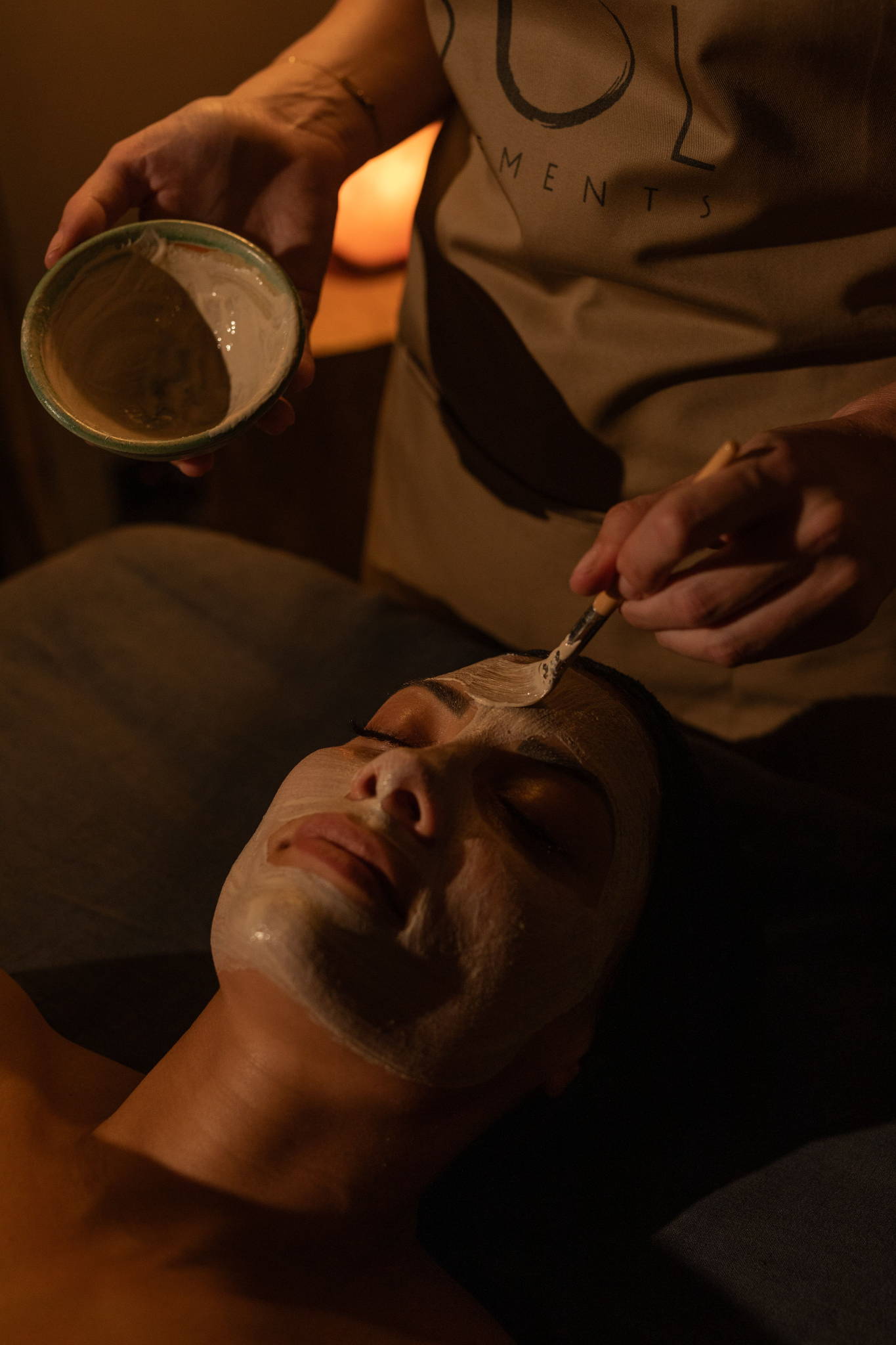 A person getting a Bespoke Alchemy facial