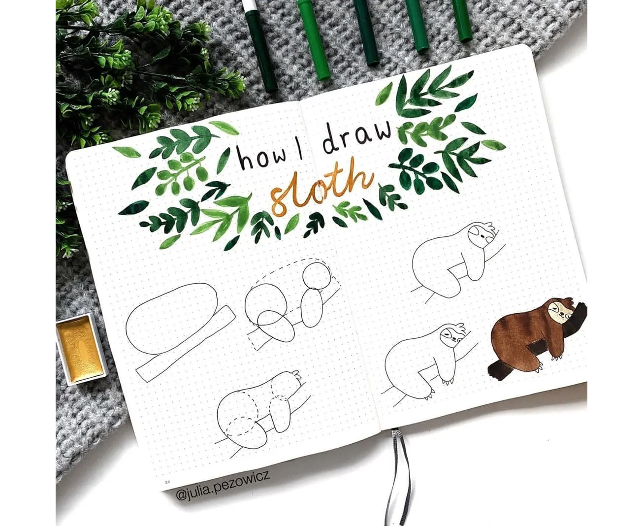 Sloth doodle