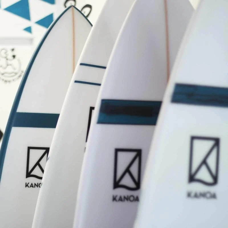 Close up Image of our KANOA Surfboard Hardboards