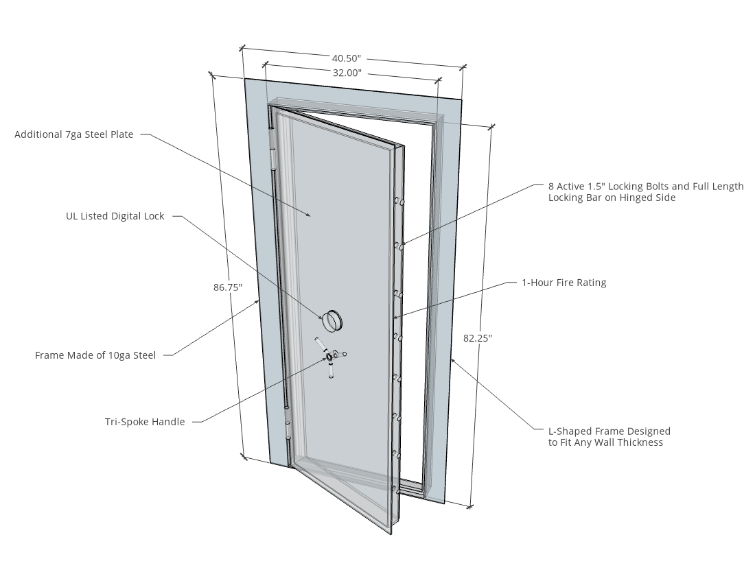 Custom Vault Door Design By Simon Taylor