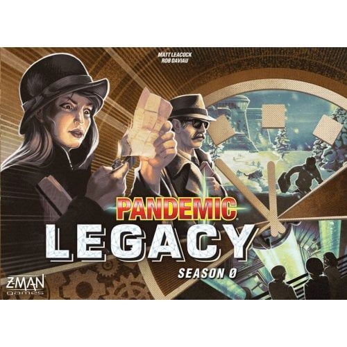The box art of the Pandemic Legacy board game.