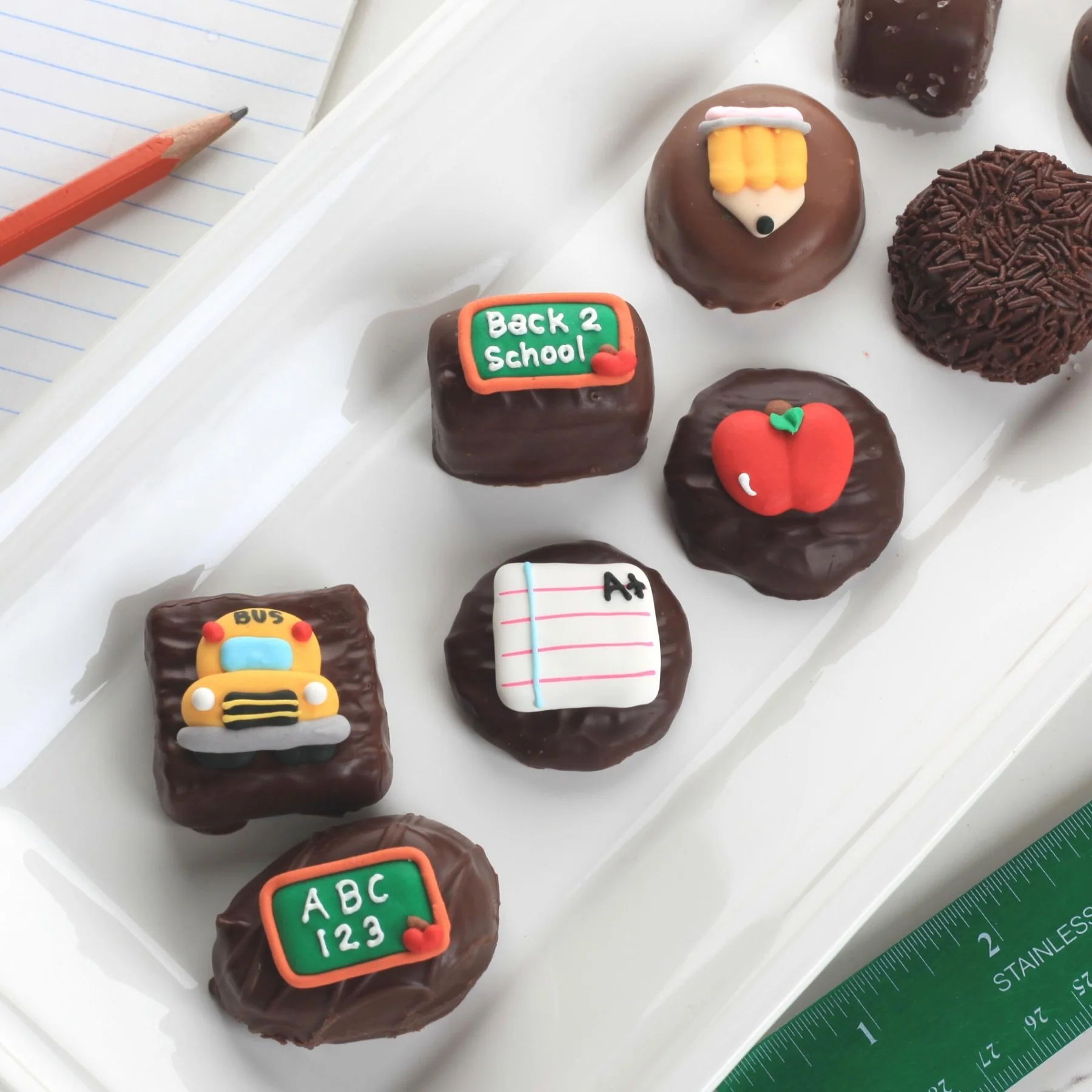 Back to School Icing Toppers