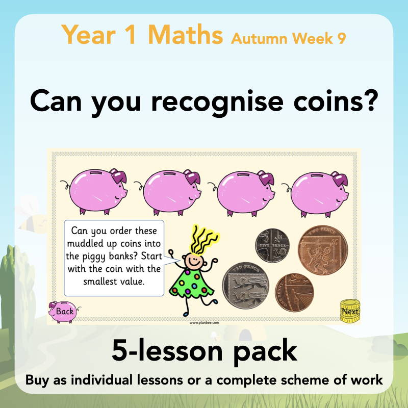 Year 1 Curriculum - can you recognise coins? 