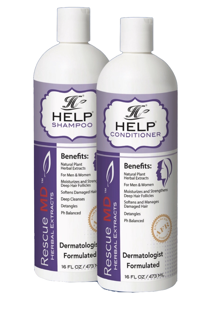 Double Pack -HelpShampoos and  Help Conditioners