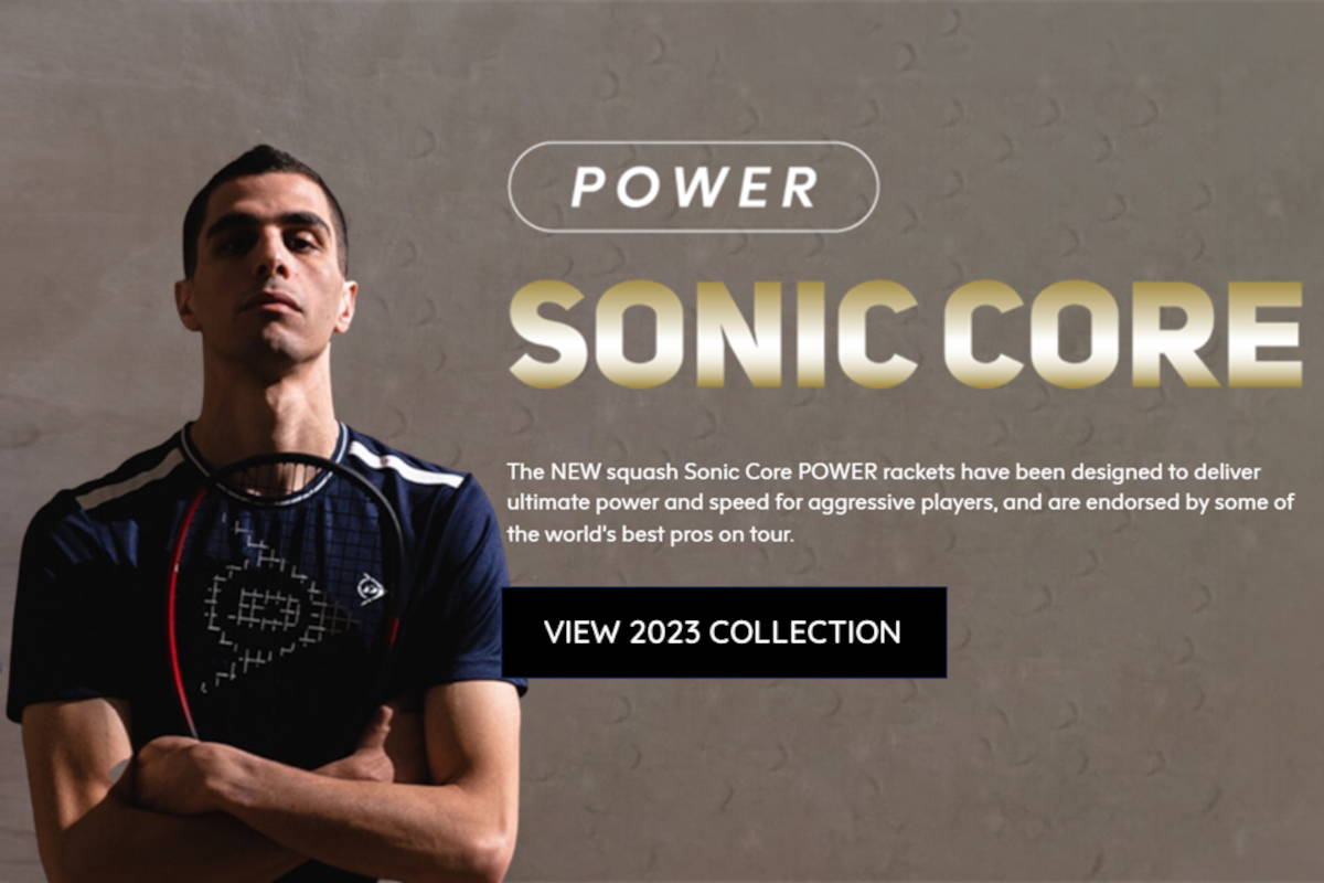 Dunlop Sonic Core Squash Racquets