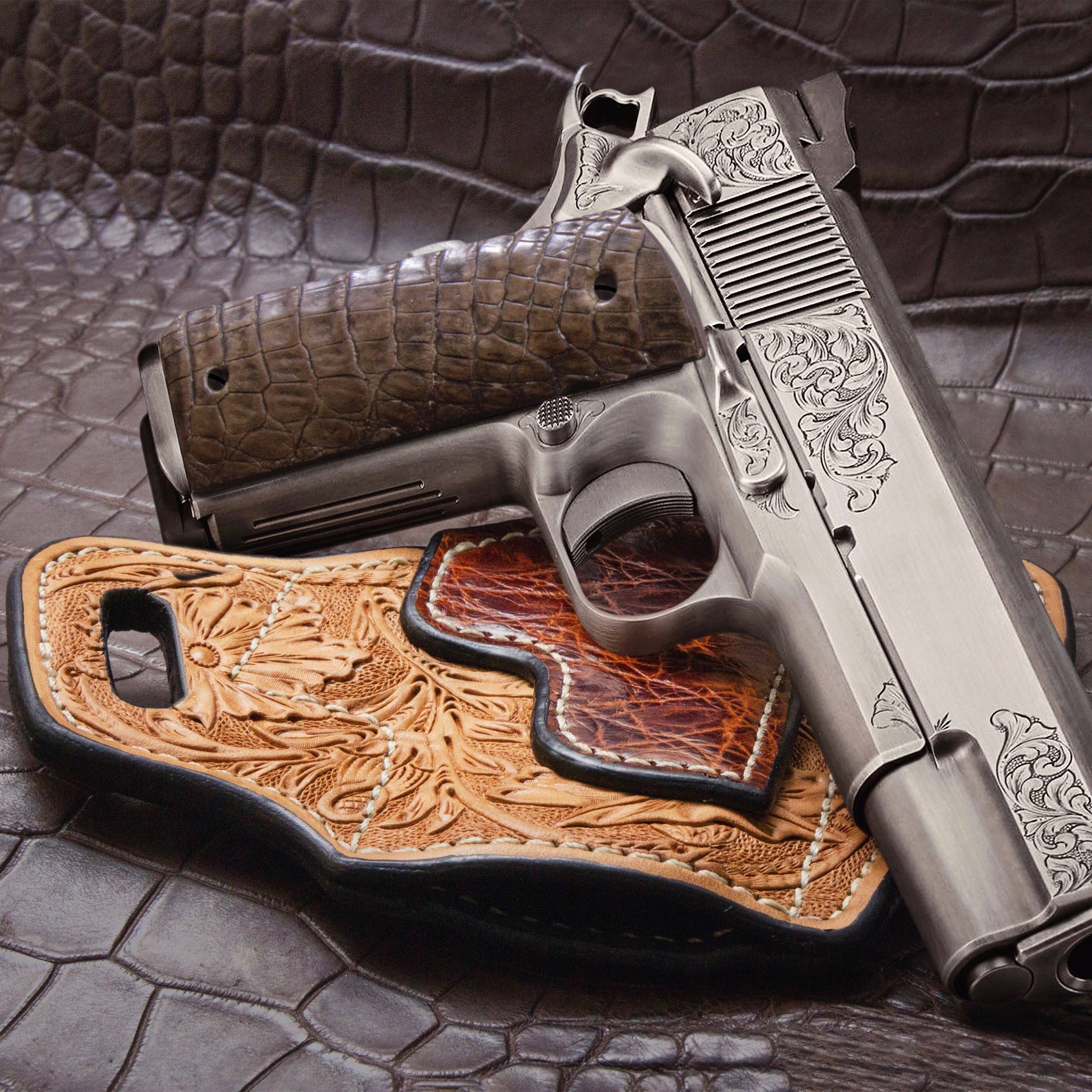 Want a custom holster this - The Southern Trapper