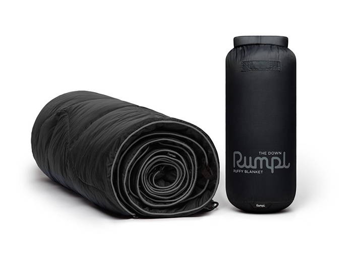 Black Down Puffy Rumpl blanket