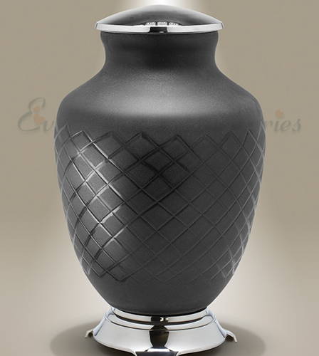 Baroque Glass Cremation Urn