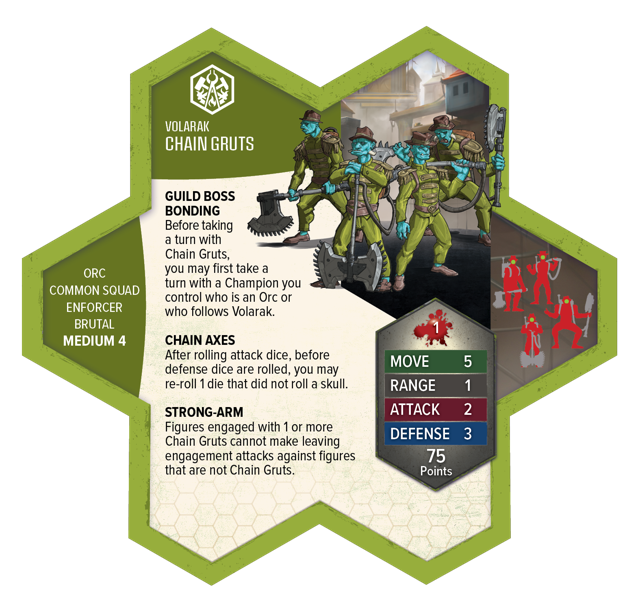 Chain Gruts army card