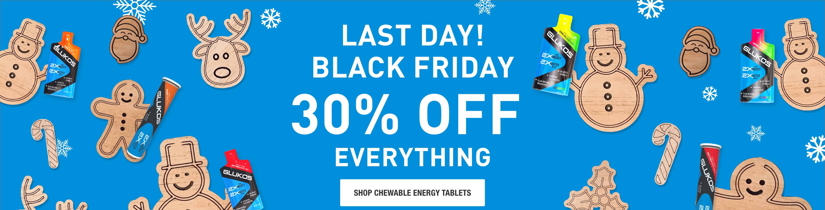 Last Day! Black Friday 30% Off Everything Shop Chewable Energy Tablets