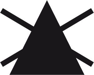 L'immagine di un triangolo cancellato