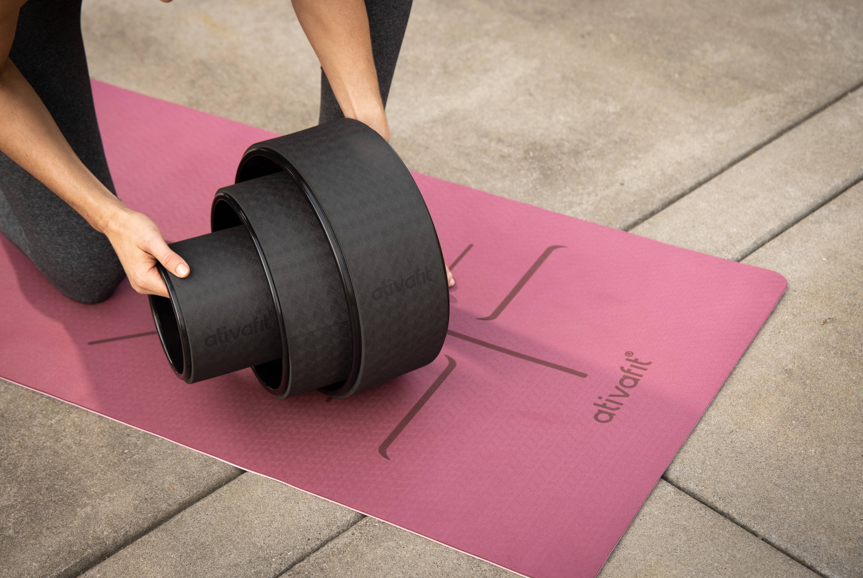 Yoga Roller Wheels | Ativafit Yoga Roller Wheels | Ativafit