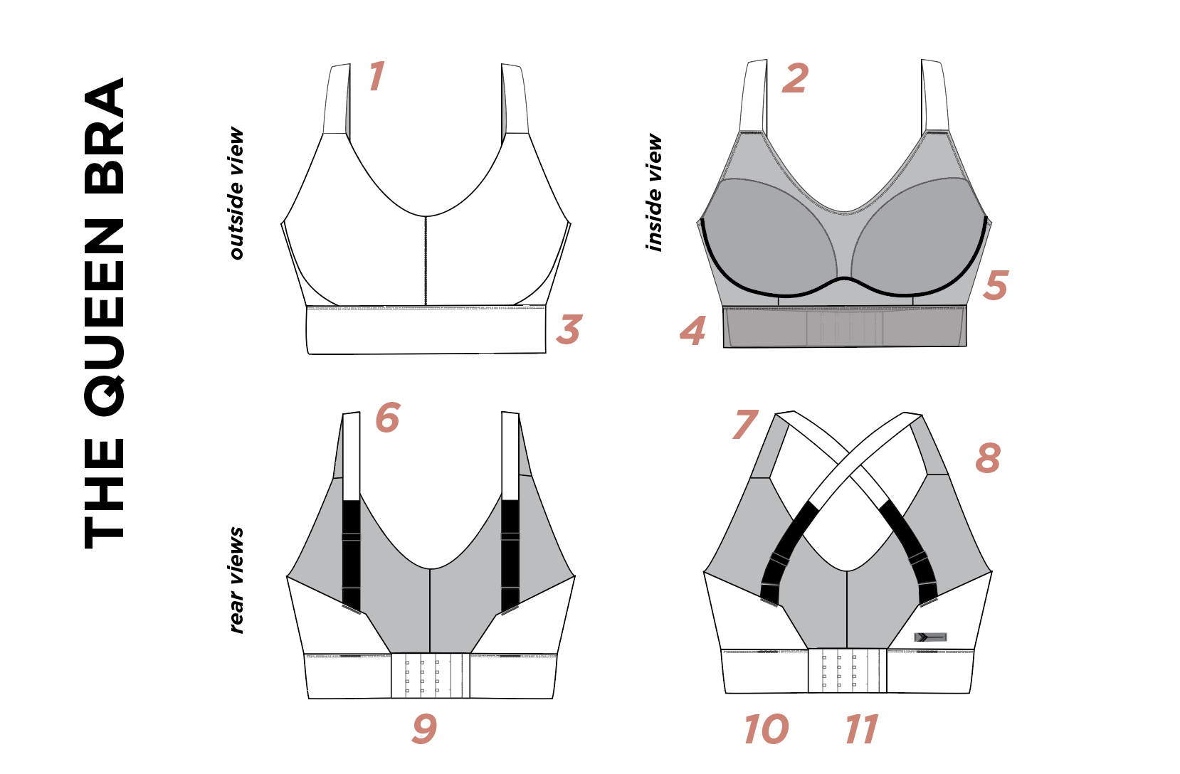 Second Life Marketplace - Cool Patterned Sports Bras - Twelve (12) Different  Bra Design Patterns - Lots of Color Choices