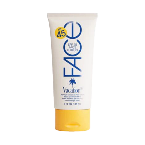 Sunscreen tube labeled 