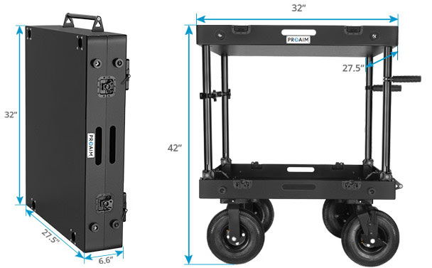Proaim Victor Lite Video Production Camera Cart