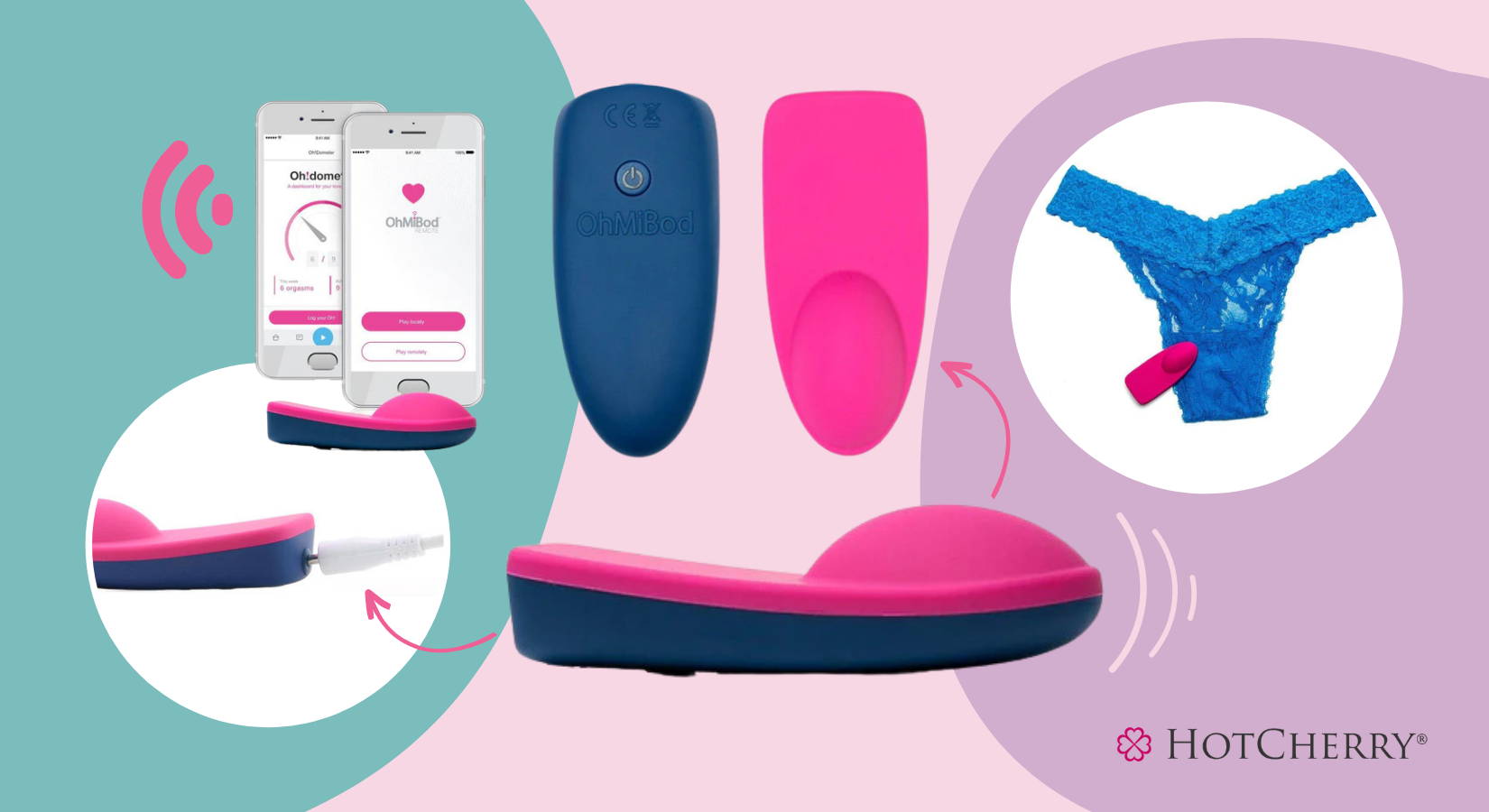 OhMiBod Phone Controlled Vibrating Panty Massager