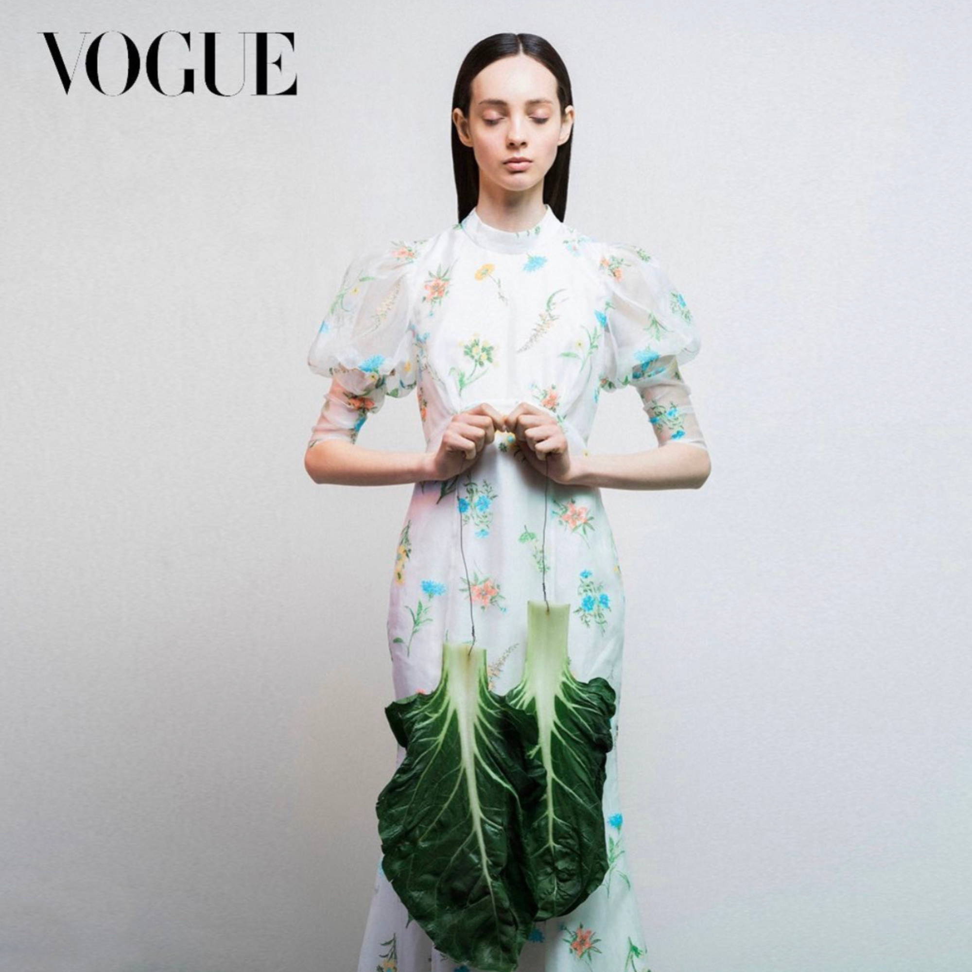 vogue italia the photo shoot that started it all with the botanical hair care line 