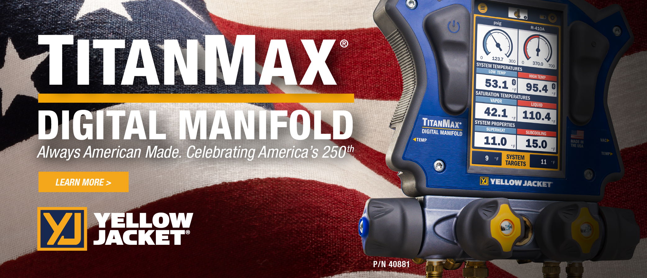 Learn more about the Yellow Jacket TITANMAX digital manifold