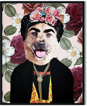 pop culture dog in a costume