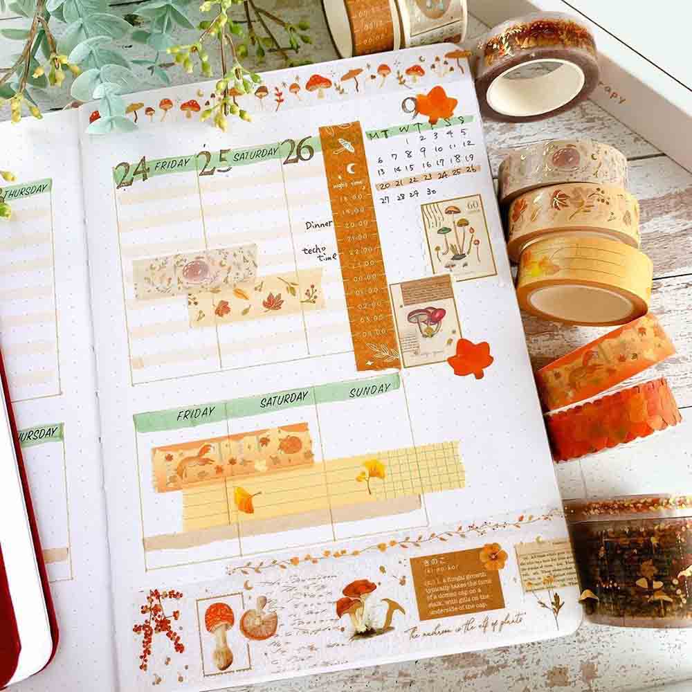 Creative Ways To Use Washi Tape In Your Bullet Journal