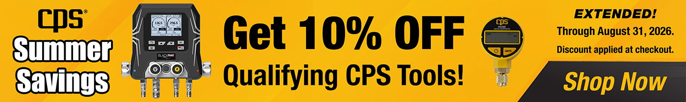 CPS Summer Savings – Get 10% off qualifying CPS tools through August 31, 2026
